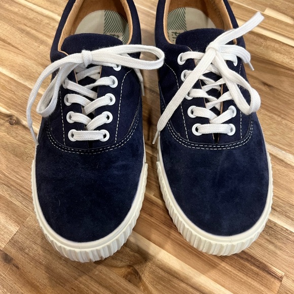 P.F. Flyers Blue and White Classic Sneakers - Picture 2 of 8